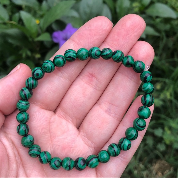 Magic Moon Jewelry - Handcrafted Malachite Crystal Bracelet